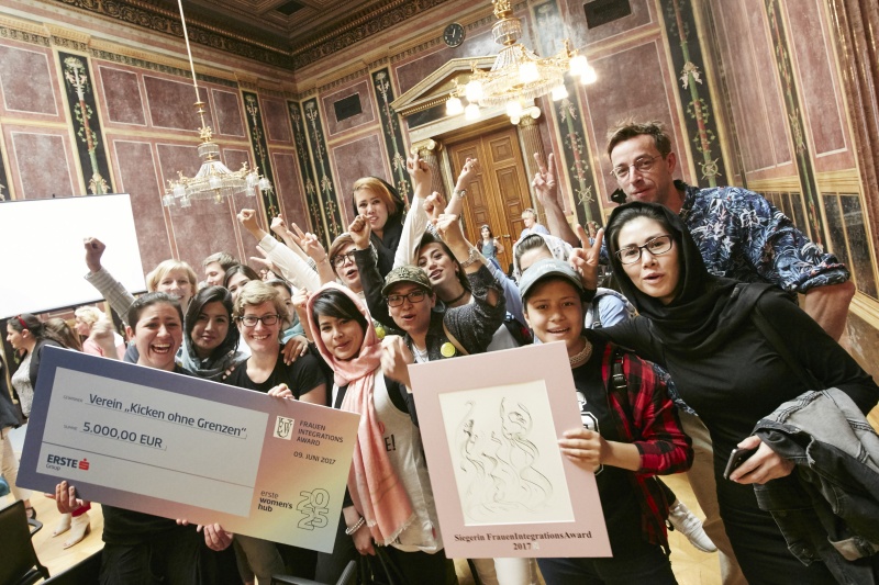 SiegerInnen Kicken ohne Grenzen