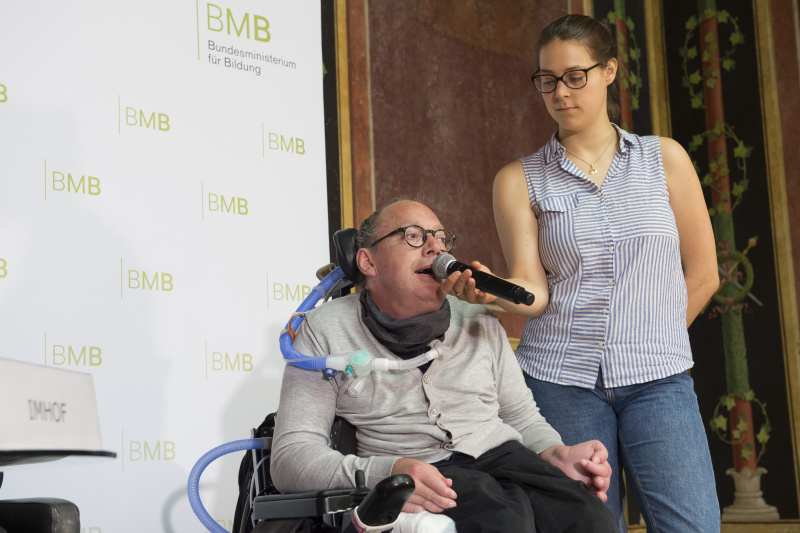 Nationalratsabgeordneter Franz-Joseph Huainigg (V) am Wort