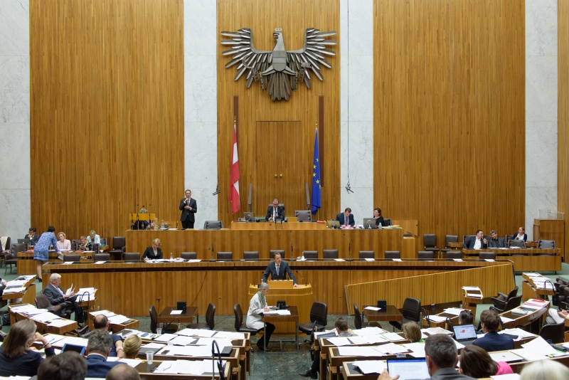 Nationalratsabgeordneter Erwin Angerer (F) am Rednerpult.