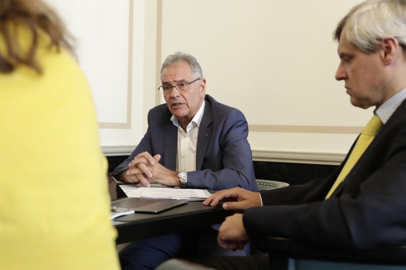Bundesratspräsident Edgar Mayer (V)
