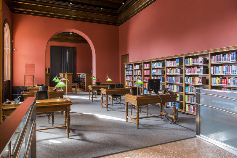 Der neue Lesesaal der Parlamentsbibliothek