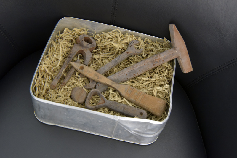 Werkzeug aus Schokolade