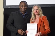 Preisträger Cletus Nelson Nwadike und Juymitglied