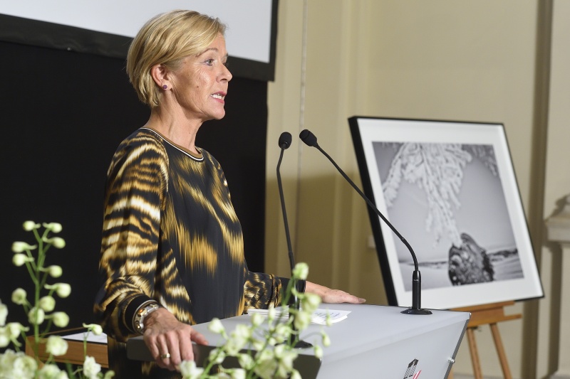 Executive Director Nobel Peace Center Liv Tørres am Wort