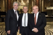 Von links: Finanzminister Johann Georg Schelling (V), Bundesratspräsident Edgar Mayer (V) und Justizminister Wolfgang Brandstetter (V)