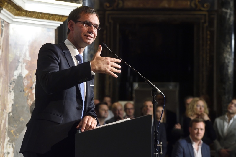 Landeshauptmann Vorarlberg Markus Wallner (V) am Wort