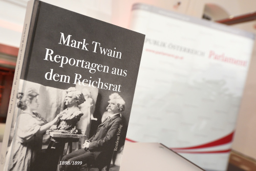 Das Buch 'Mark Twain – Reportagen aus dem Reichsrat'
