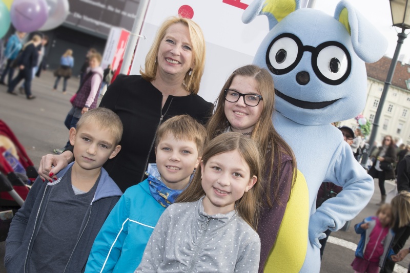 Nationalratspräsidentin Doris Bures (S) besucht die Demokratiewerkstatt