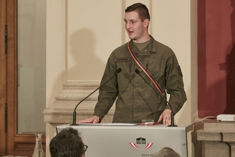 Dankesrede von Rüdiger Haider