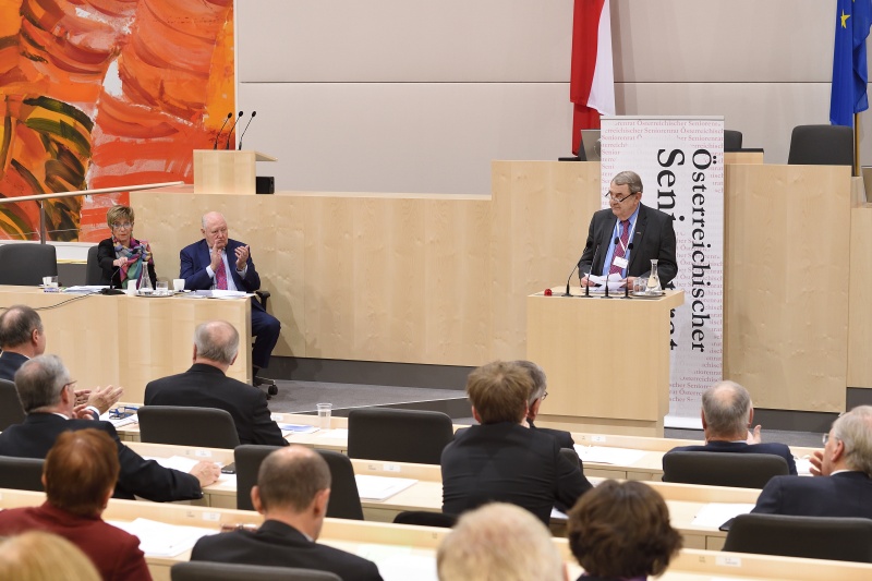 Vizepräsident der Wirtschaftskammer Richard Schenz am Wort