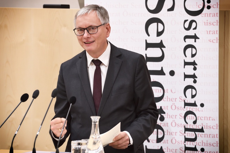 Sozialminister Alois Stöger (S) am Wort