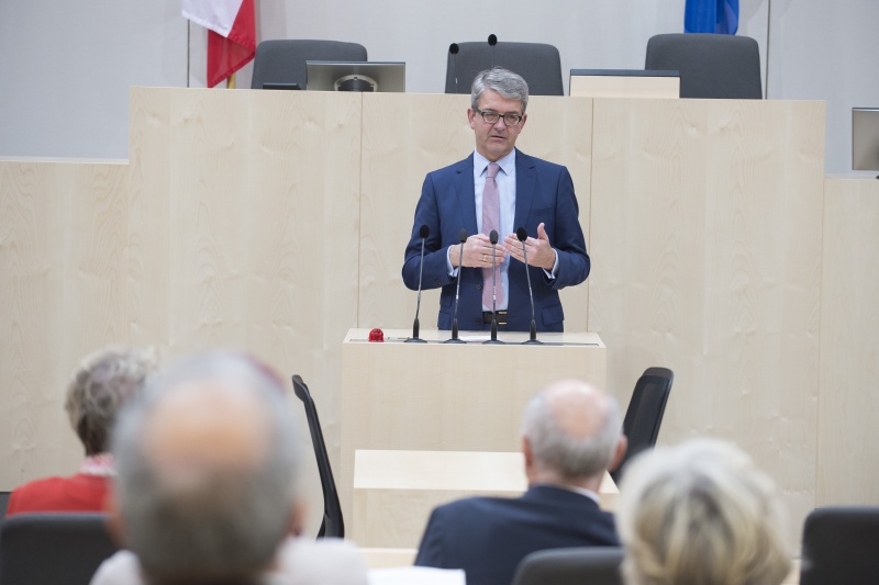 Am Rednerpult: Parlamentsvizedirektor Alexis Wintoniak