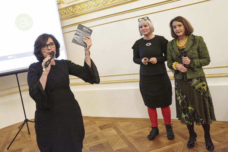 von links: Barbara Weber-Kainz Service Design Network Austria, Linda Kaszubski Service Design Network Austria, Yvonne Pirkner Service Design Network Austria