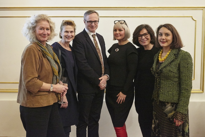 von links: Birgit Mager Köln International School of Design, Parlamentsvizedirektorin Susanne Janistyn-Novák, Thomas Holzinger Parlamentsdirektion, Linda Kaszubski Service Design Network Austria, Barbara Weber-Kainz Service Design Network Austria, Yvonne Pirkner Service Design Network Austria