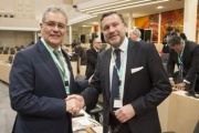 Bundesratspräsident Edgar Mayer (V) mit Michael Schneider, Chair of the European Committee of the Regions Subsidiarity Steering Group