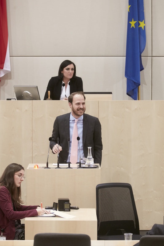 Nationalratsabgeordneter Nikolaus Scherak (N)