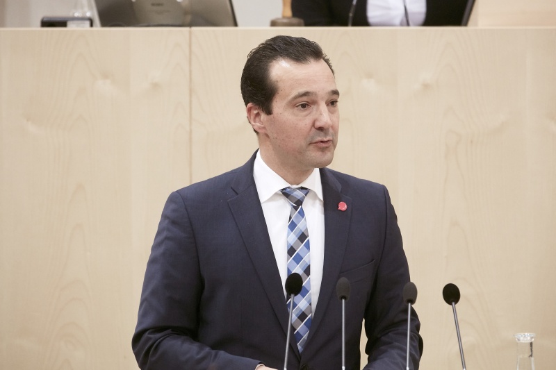 Nationalratsabgeordneter Gerald Loacker (N)