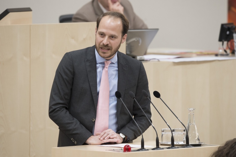 Nationalratsabgeordneter Nikolaus Scherak (N)