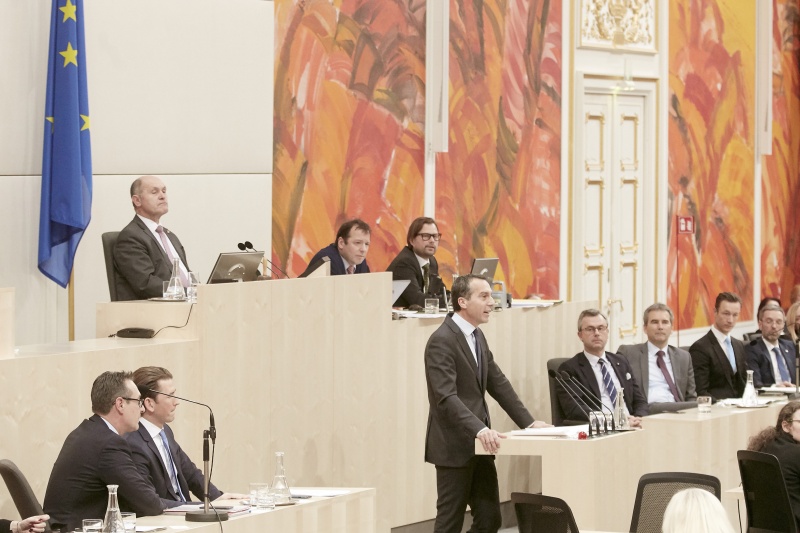 Klubobmann Christian Kern (S) am Wort