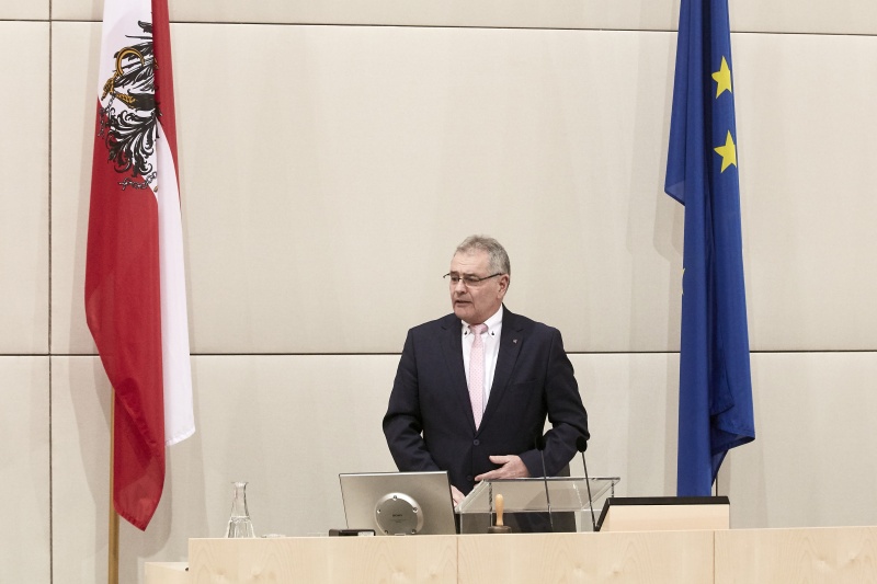Abschiedsrede von Bundesratspräsident Edgar Mayer (V)