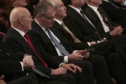 von links: Bundesratspräsident Reinhard Todt (S), Bundesrat Edgar Mayer (V)