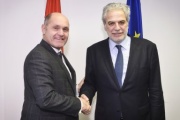 Von links: Nationalratspräsident Wolfgang Sobotka (V) und EU-Kommissar Christos Stylianides
