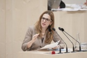 Am Rednerpult: Nationalratsabgeordnete Carmen Jeitler-Cincelli (V)
