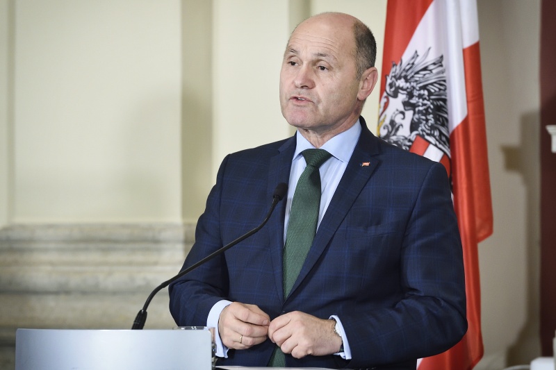 Nationalratspräsident Wolfgang Sobotka (V) bei seiner Ansprache