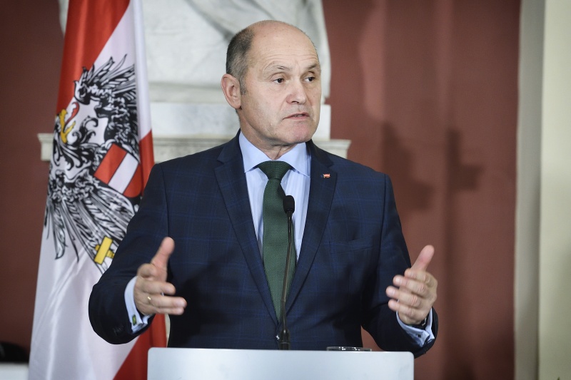 Nationalratspräsident Wolfgang Sobotka (V) bei seiner Ansprache