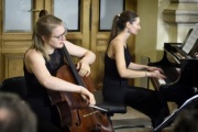 Musikalische Untermalung durch ein Ensemble der Universität für Musik und angewandte Kunst Wien