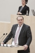 Am Rednerpult: Nationalratsabgeordneter Andreas Kollross (S)