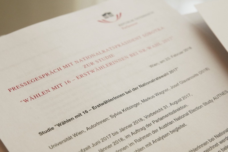 Unterlagen zum Pressegespräch