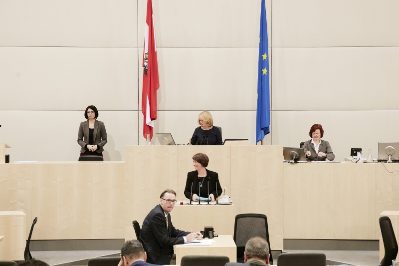 Nationalratsabgeordnete Angelika Kuss-Bergner (V) am Rednerpult