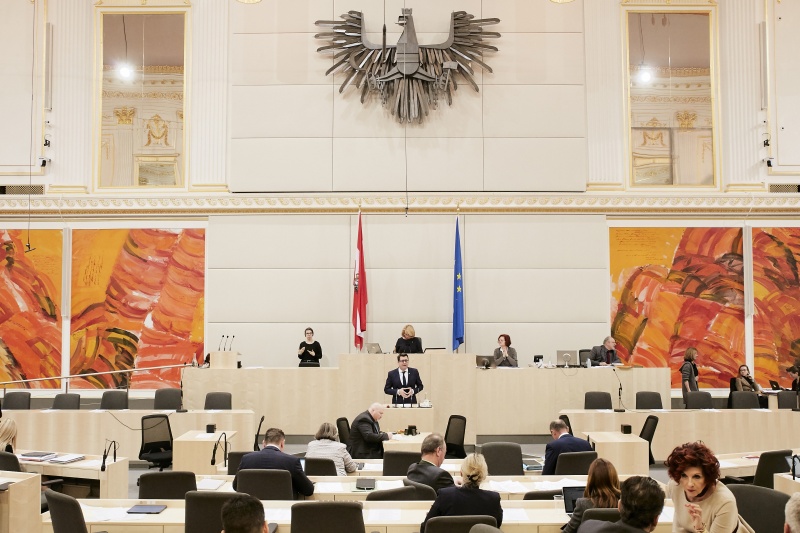 Nationalratsabgeordneter Robert Laimer (S) am Rednerpult