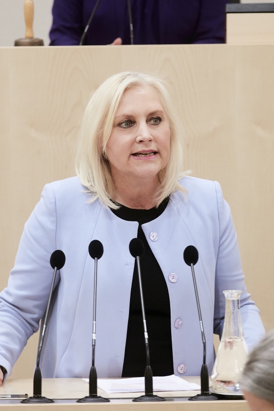 Nationalratsabgeordnete Angelika Winzig (V) am Rednerpult