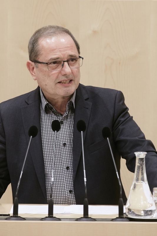 Nationalratsabgeordneter Dietmar Keck (S) am Rednerpult