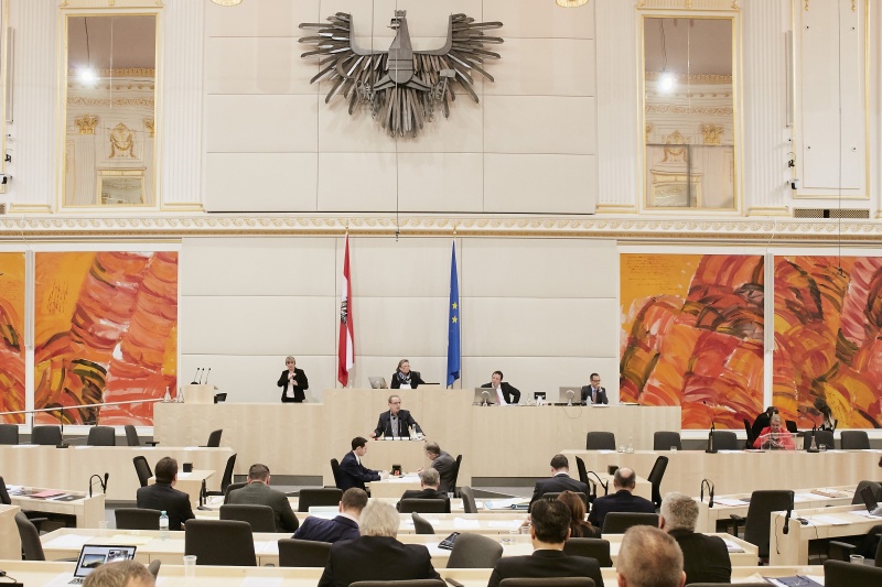 Nationalratsabgeordneter Dietmar Keck (S) am Rednerpult