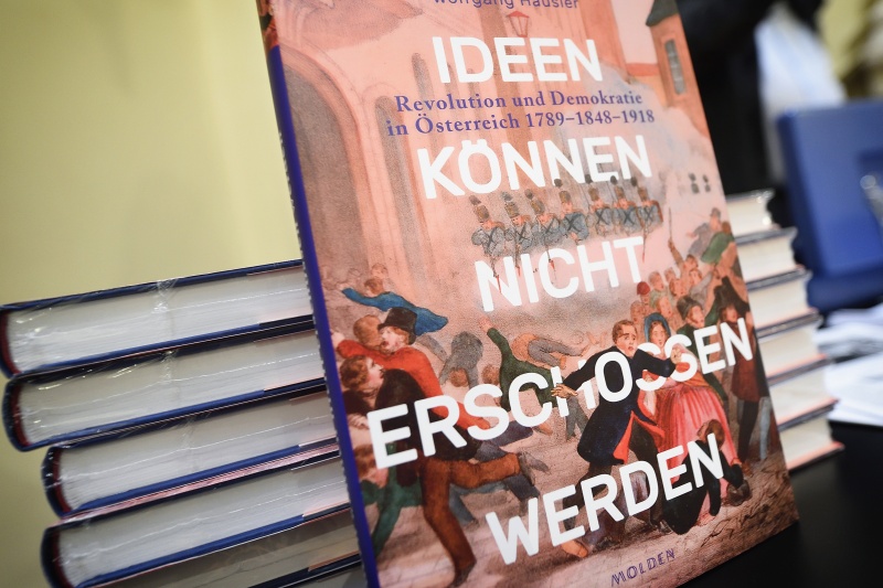 Buch: 'Ideen können nicht erschossen werden – Revolution und Demokratie in Österreich 1789 – 1848 – 1918'