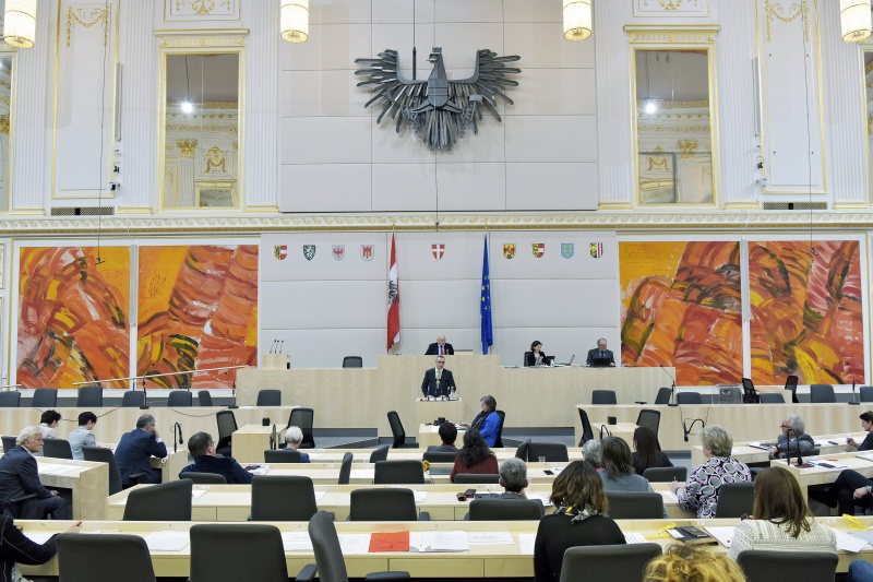 Europäische Kommission, Vertretung in Österreich Jozef Vasak. Blick Richtung EnqueteteilnehmerInnen