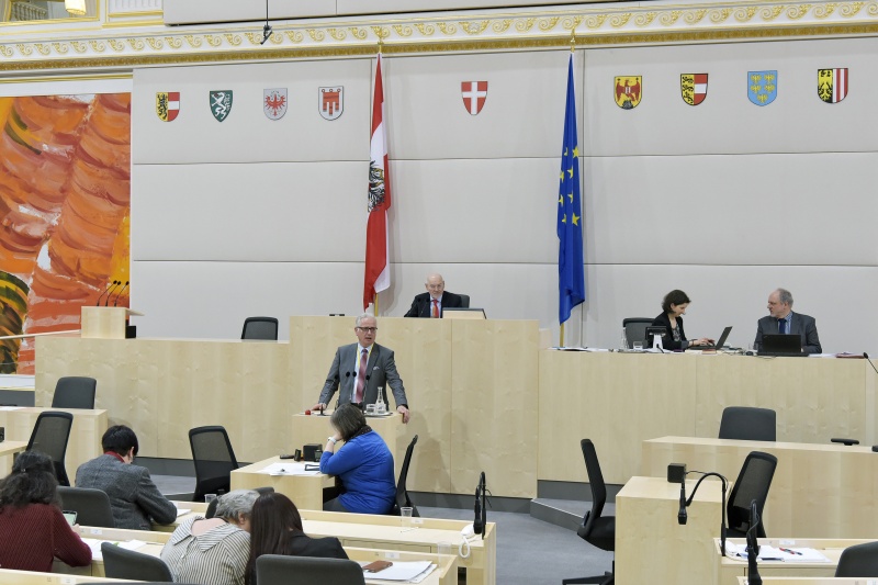 Kärntner Landtagspräsident Reinhart Rohr