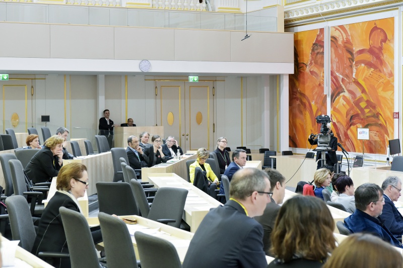 Blick Richtung EnqueteteilnehmerInnen