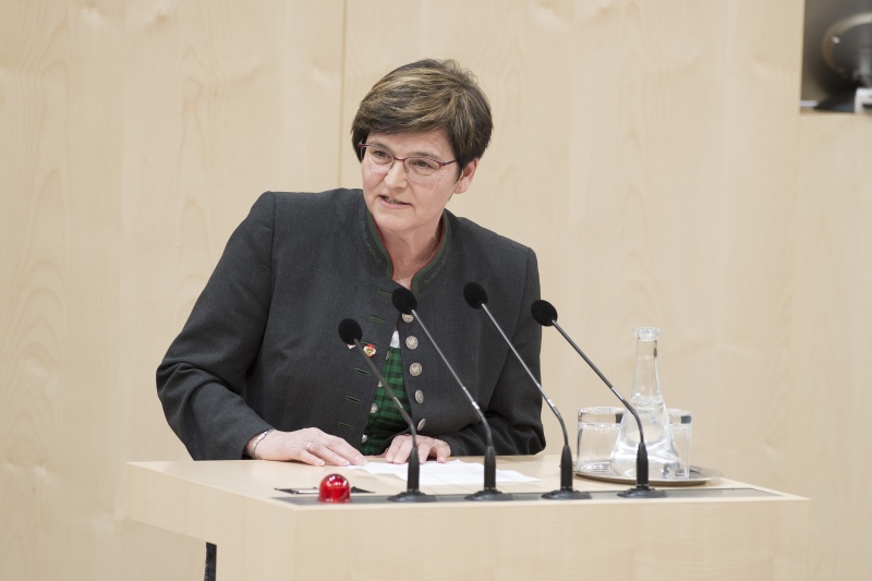 Am Rednerpult: Nationalratsabgeordnete Birgit Silvia Sandler (S)