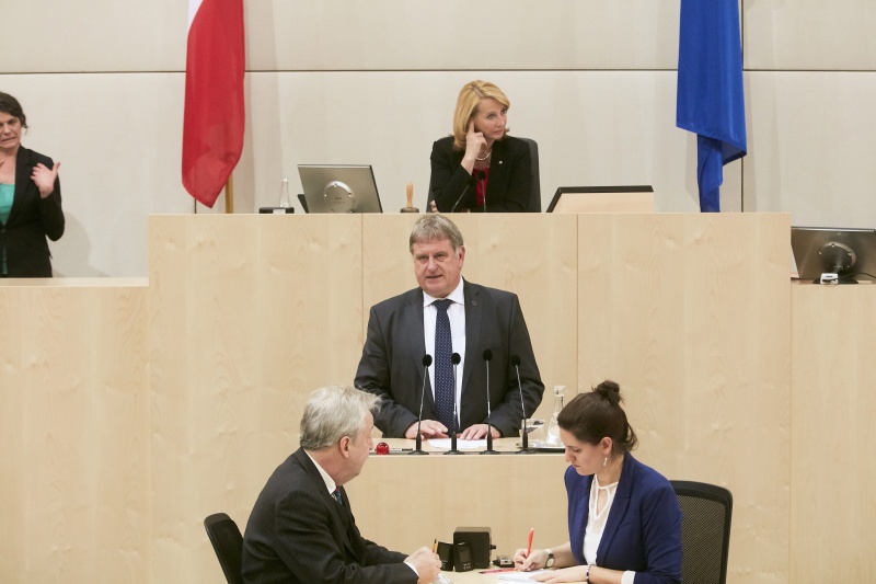 Nationalratsabgeordneter Maximilian Linder (F)