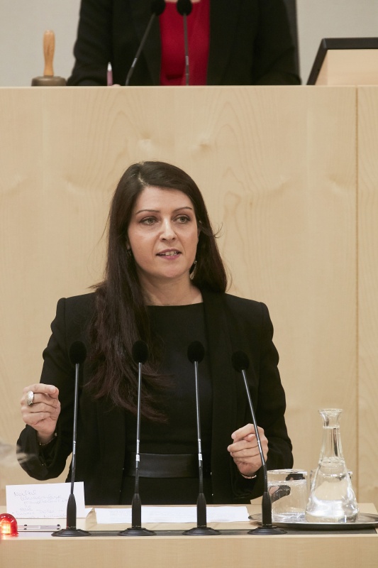 Nationalratsabgeordnete Muna Duzdar (S)