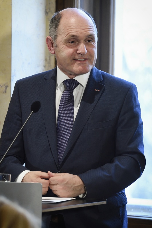 Begrüßung durch Nationalratspräsident Wolfgang Sobotka (V)