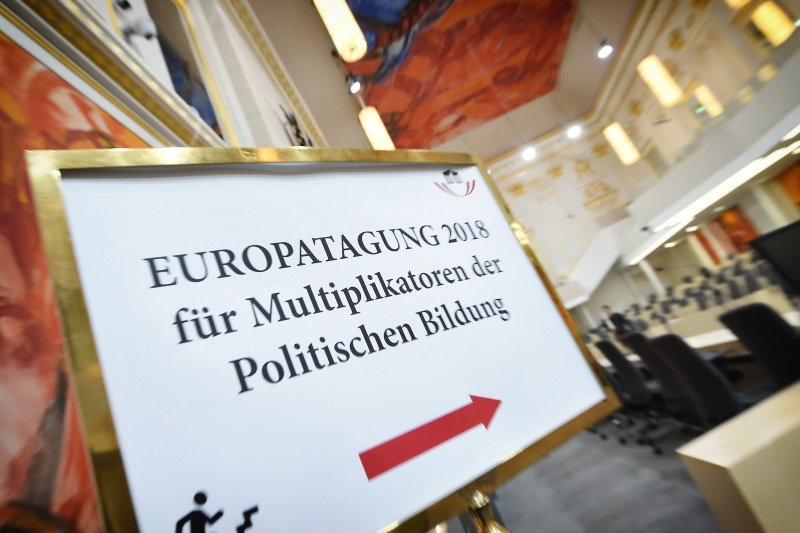 Hinweisschild zur Veranstaltung