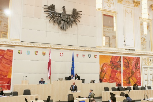 Bundesrat Christian Poglitsch (V) am Rednerpult