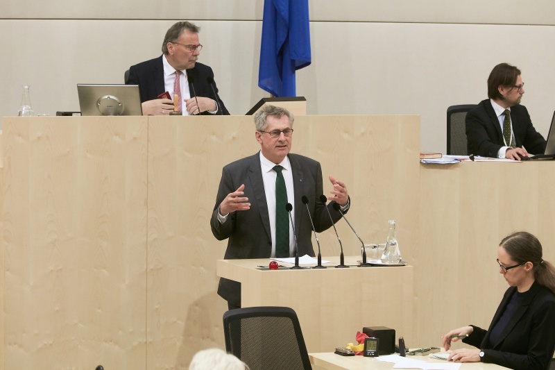 Bundesrat Martin Preineder (V) am Rednerpult