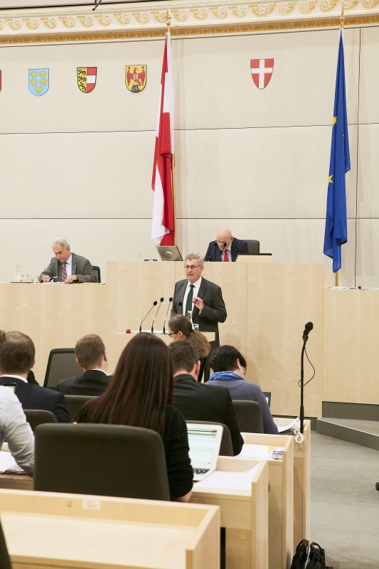 Bundesrat Martin Preineder (V) am Rednerpult