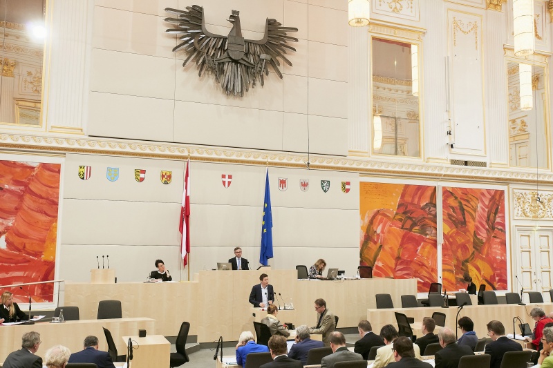 Bundesrat David Stögmüller (OF) am Rednerpult